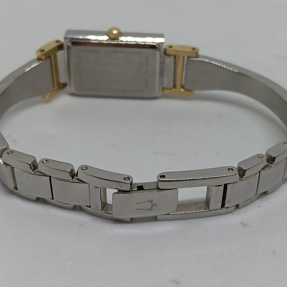 Bulova Classic 98P229 Women's 18x26mm Two-Tone S/Steel Diamond Dial Quartz Watch - Picture 6 of 11
